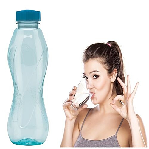 Milton Oscar PET Fridge Plastic Water Bottle - Blue, 1 L  