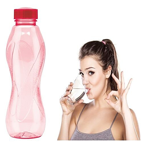Milton Oscar PET Fridge Plastic Water Bottle - Red, 1 L Leak Proof, Odour Free