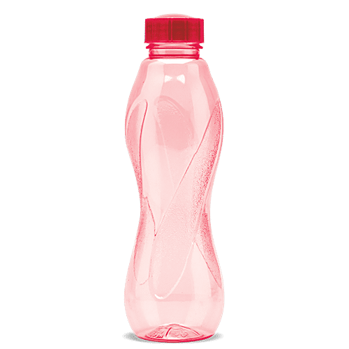 Milton Oscar PET Fridge Plastic Water Bottle - Red, 1 L Leak Proof, Odour Free