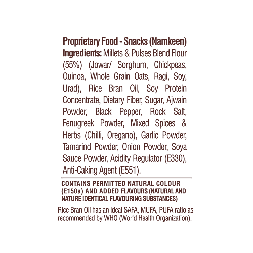 RiteBite Max Protein Peri Peri 20g Protein Chips, 120 g Gluten Free