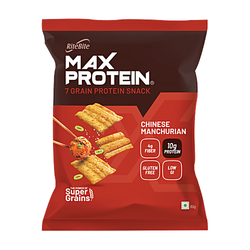 Buy RiteBite Max Protein Chips Chinese Manchurian 7 Grains Healthy