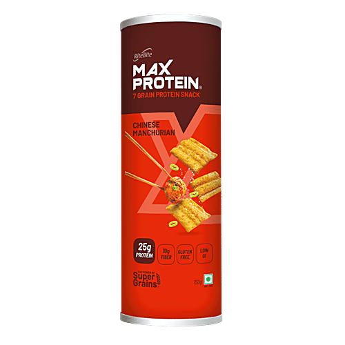 RiteBite Max Protein Chinese Manchurian 20g Protein Chips, 120 g