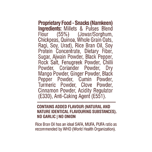 RiteBite Max Protein Cream & Onion 10g Protein Chips, 60 g