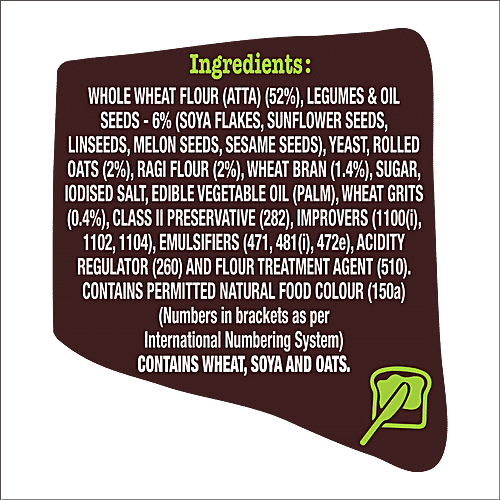 Britannia Multigrain Bread, 450 g Pouch 