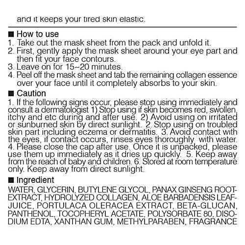 Dermal Red Ginseng Collagen Essence Mask, 1 pc  