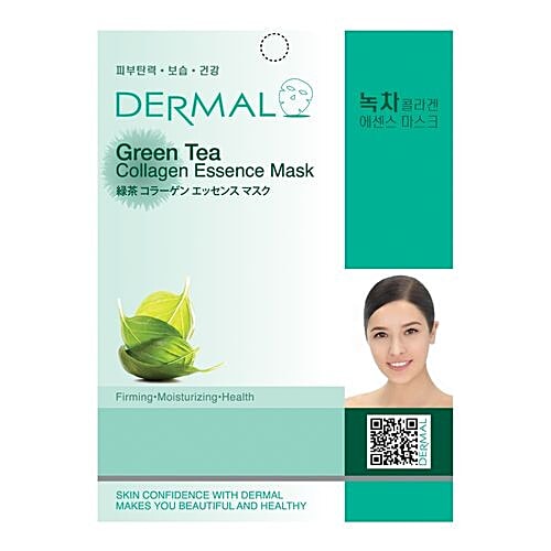 Dermal Green Tea Collagen Essence Mask, 1 pc  