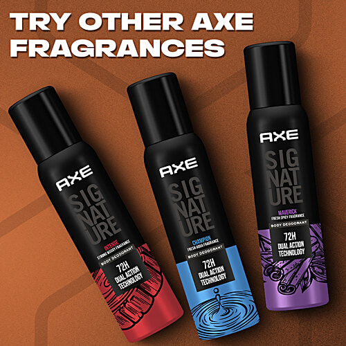 Axe Signature - Dark Temptation, Long Lasting, No Gas Deodorant Body Spray, Perfume For Men, 154 ml  Long Lasting