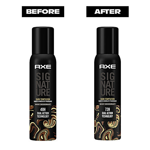 Axe Signature - Dark Temptation, Long Lasting, No Gas Deodorant Body Spray, Perfume For Men, 154 ml  Long Lasting