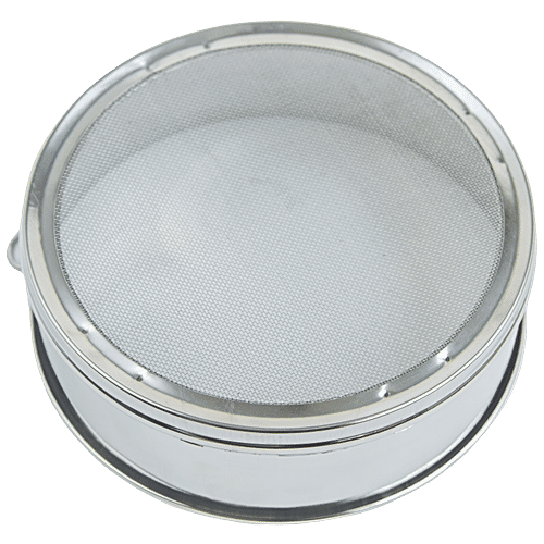 Elephant  Stainless Steel Atta & Maida Strainer/Channi - 18 cm, 1 pc  