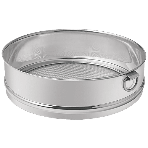 Elephant  Stainless Steel Atta & Maida Strainer/Channi - 18 cm, 1 pc  