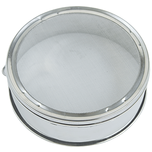 Elephant  Stainless Steel Atta & Maida Strainer/Channi - 20 cm, 1 pc  Dishwasher Safe