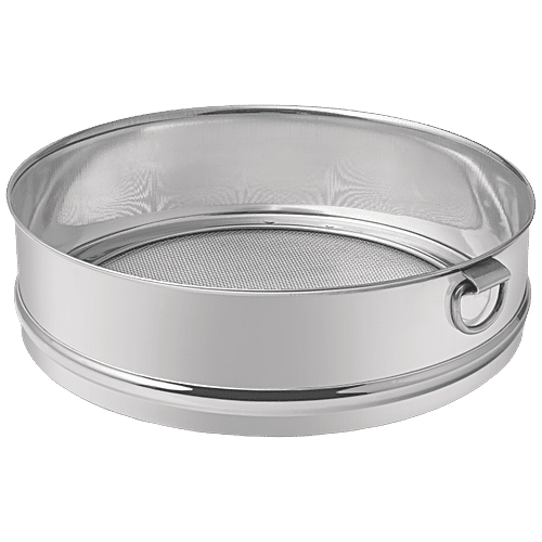 Elephant  Stainless Steel Atta & Maida Strainer/Channi - 20 cm, 1 pc  Dishwasher Safe