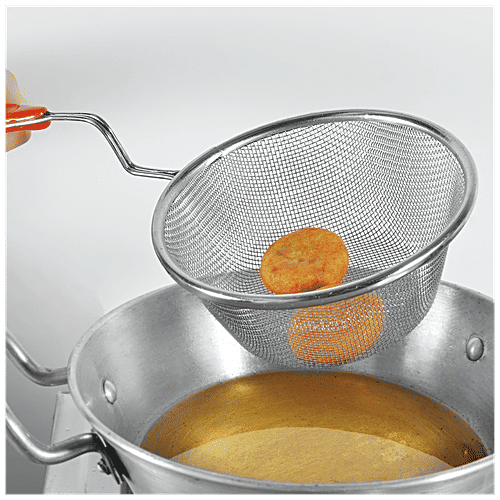 Elephant  Stainless Steel Deep Fry Strainer - 16 cm, 1 pc  