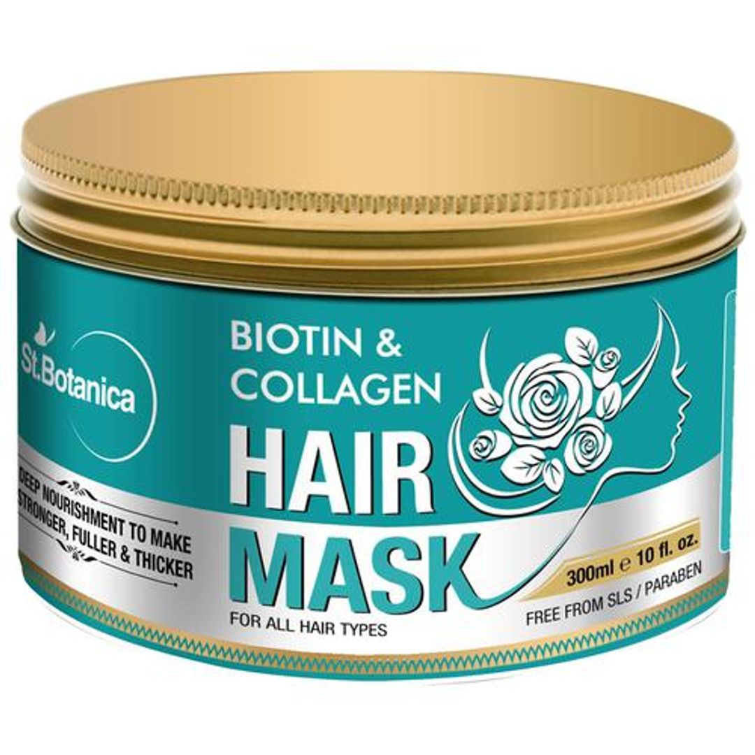 StBotanica Biotin & Collagen Strenghtening Hair Mask, 300 ml 