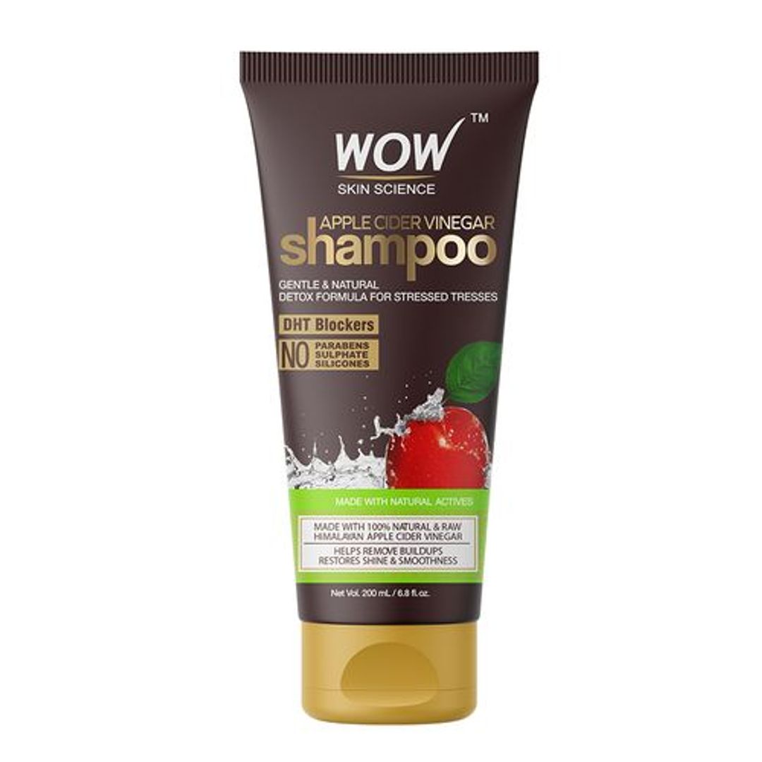 Wow Skin Science Hair Shampoo - Apple Cider Vinegar, 200 ml Tube