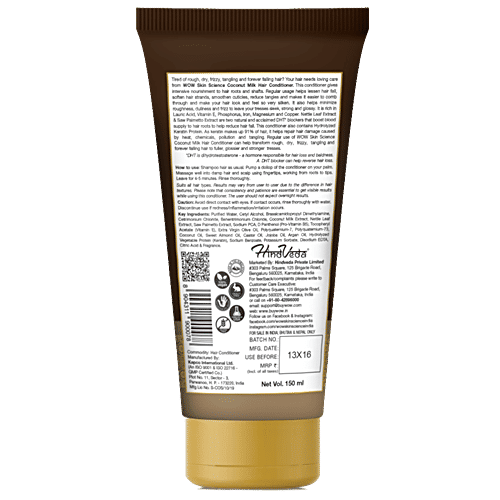 Buy Wow Skin Science Coconut Milk Conditioner Online at Best Price