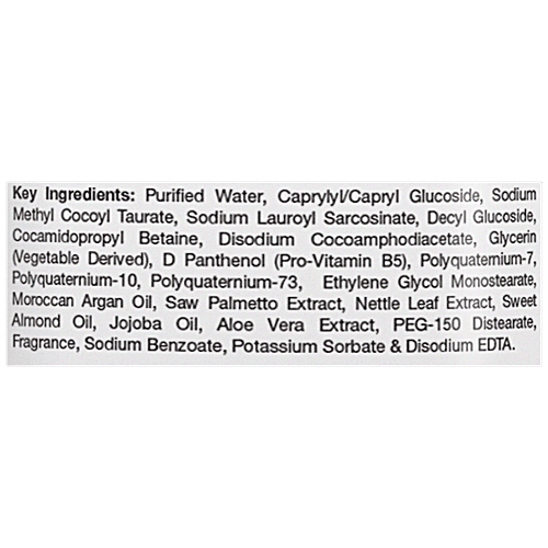 Wow Skin Science Moroccan Argan Oil Shampoo - With DHT Blocker, Improves Hair Health, Hydration & Strength, 300 ml Bottle