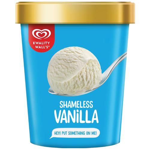 kwality walls Frozen Dessert - Shameless Vanilla, 700 ml  