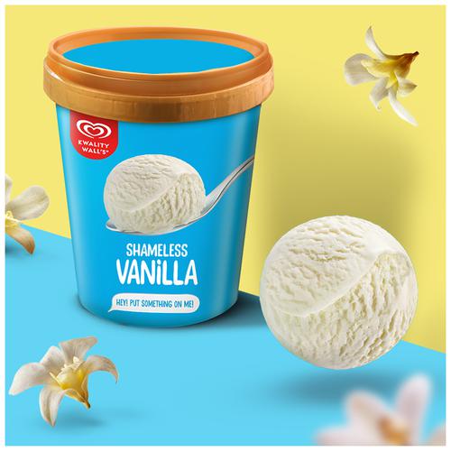 kwality walls Frozen Dessert - Shameless Vanilla, 700 ml  