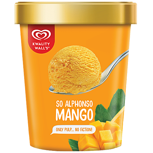 Buy kwality walls Frozen Dessert Alphonso Mango, Creme Delights