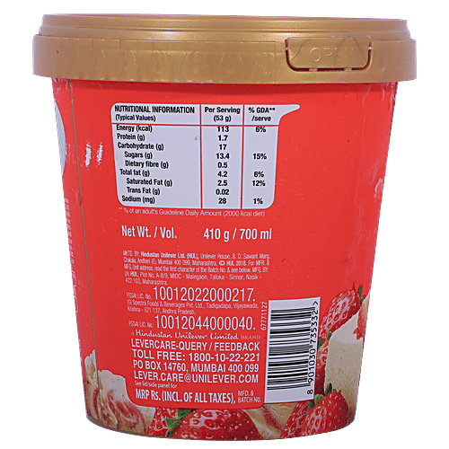 Buy kwality walls Strawberry Cheesecake Frozen Dessert Online at Best