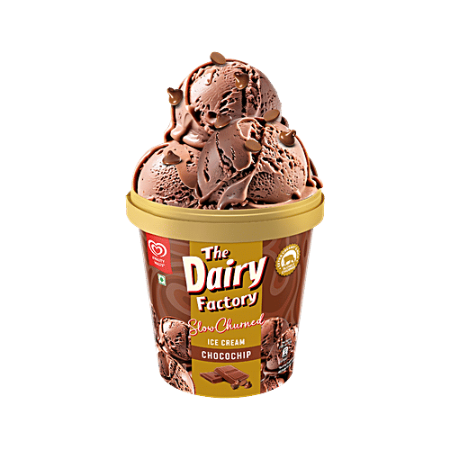 Kwality Wall's The Dairy Factory Chocochip Ice Cream, 700 ml  
