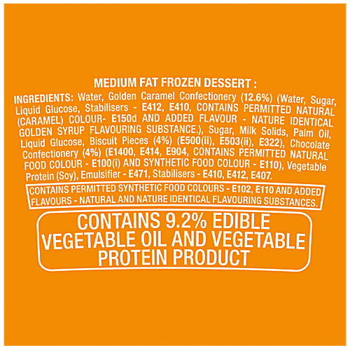 kwality walls Frozen Dessert - Creme Caramel, 700 ml  