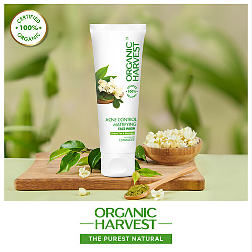 Organic Harvest Oil Control Face Wash - Sulphate Free, 100 g  