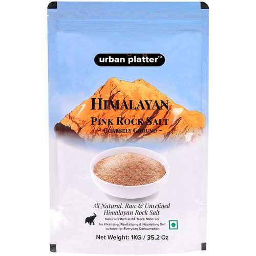 Urban Platter Himalayan Pink Rock Salt Powder, 1 kg Pouch 