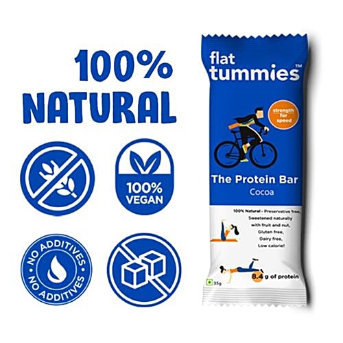 Flat Tummies The Protein Bar - Cocoa, 35 g  