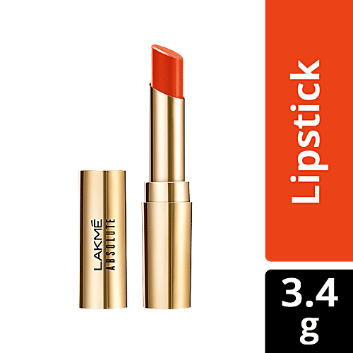 Lakme Absolute Matte Ultimate Lip Color With Argan Oil - Orange Country, 3.4 g Orange Country Argan Oil