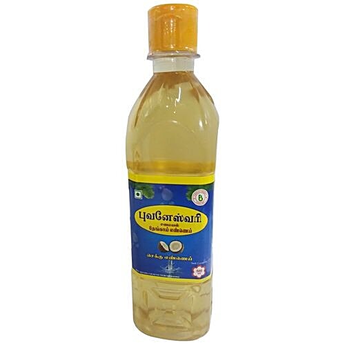 Bhuvanaeswari Coconut Oil, 500 ml Pet Bottle 