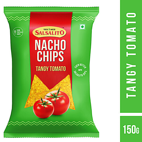 Tex Mex Salsalito Nacho Chips - Tangy Tomato, 150g  