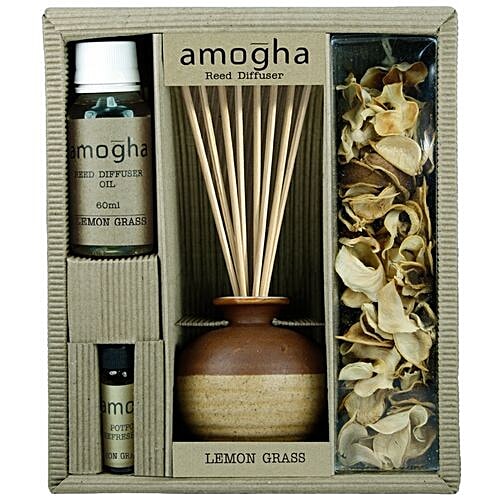 Buy IRIS Amogha Reed Diffuser Lemon Grass Online at Best Price of Rs