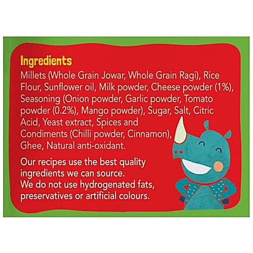 Slurrp Farm Tangy Tomato Puff- Healthy Snacks for Kids, School Tiffin and Travel Friendly, 20 g Pouch No Maida