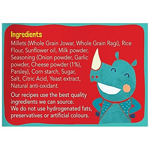 Slurrp Farm Cheese & Herbs Puff- Healthy Snacks for Kids, School Tiffin and Travel Friendly, 20 g Pouch No Maida