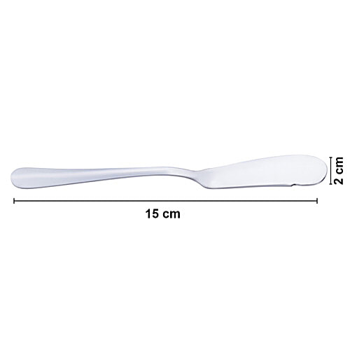 Anjali Stainless Steel Butter Knife - Wednesde, 2 pcs Dishwasher Safe