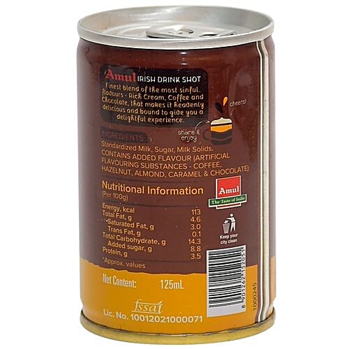 Amul Irish Drink Shot, 125 ml  