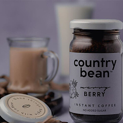 Buy Country Bean Merry Berry Flavoured Instant Coffee Online at Best