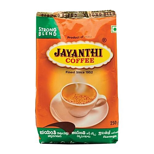 Jayanthi Coffee Strong Blend Coffee Powder, 250 g Pouch