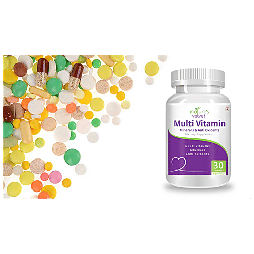 Buy Natures Velvet Multi Vitamins, Minerals & Antioxidants Tablets