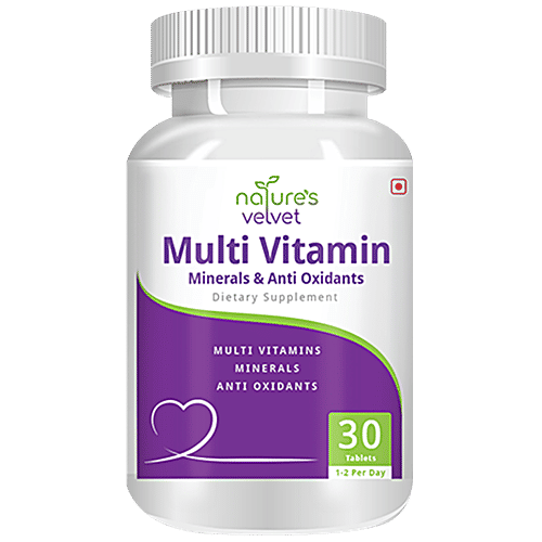 Buy Natures Velvet Multi Vitamins, Minerals & Antioxidants Tablets
