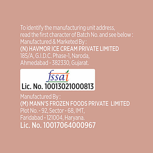 Havmor Ice Cream - Choco Brownie, 750 ml Tub 