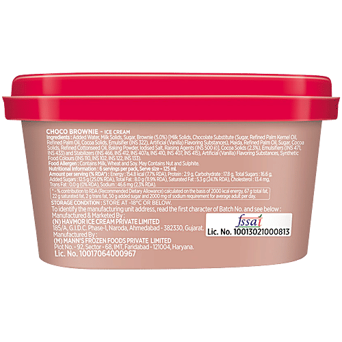 Buy Havmor Ice Cream Choco Brownie Online at Best Price of Rs 240