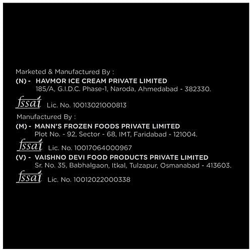 Havmor Ice Cream - Signature, Paan, 1 L Tub 