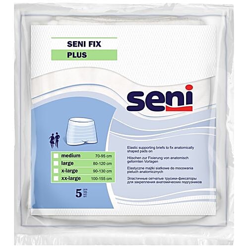 Seni Supporting Briefs Seni Fix Plus - Medium, 5 pcs Pouch 