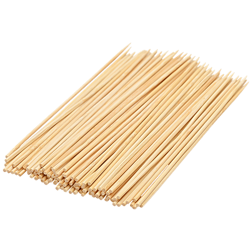Bamboooz Disposable Bamboo Wood Skewers/Pickers - For Use With Barbecue, 20 cm, 100 pcs  