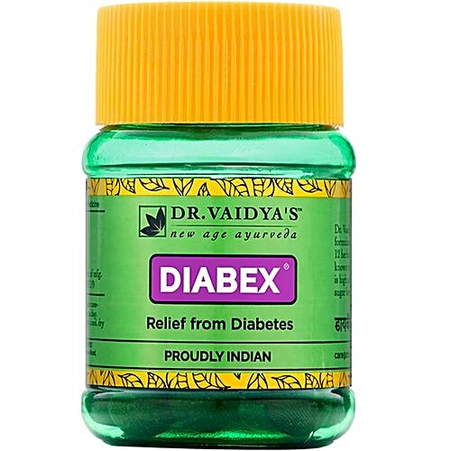 Dr. Vaidya's Diabex Pills - Relief From Diabetes, 30 pcs Pack of 2 