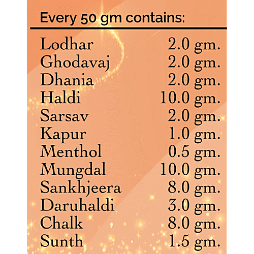 Dr. Vaidya's Herbocharm Powder - Ayurvedic Facepack, 50 g Pack of 2 
