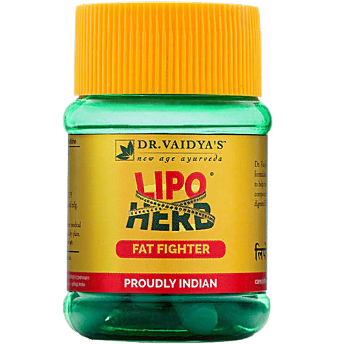Dr. Vaidya's Lipo Herb Capsules - Fat Fighter, 30 pcs (Pack of 2) 